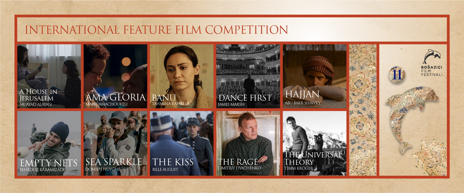11. Boğaziçi Film Festivali’nin Uluslararası Yarışması’nda Yer Alan Filmler Açıklandı!