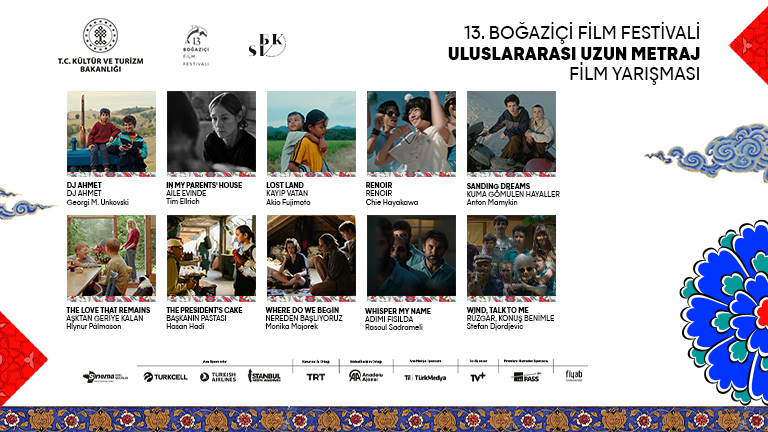 13. Boğaziçi Film Festivali Uluslararası Uzun Metraj Yarışma Filmleri Açıklandı